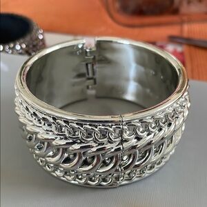 Celtic  Artisan Handcrafted Silver -Tone Women Bracelet